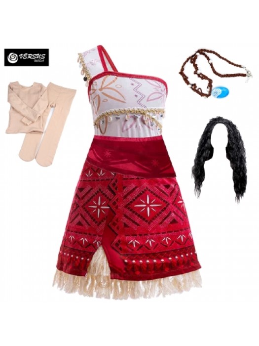 Tipo Ha-Vaiana Vestito Carnevale Bambina HA-VAIANA02